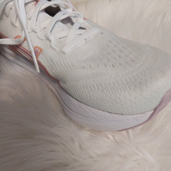 ASICS Women's White and Pink Sneakers - Picture 2 of 9